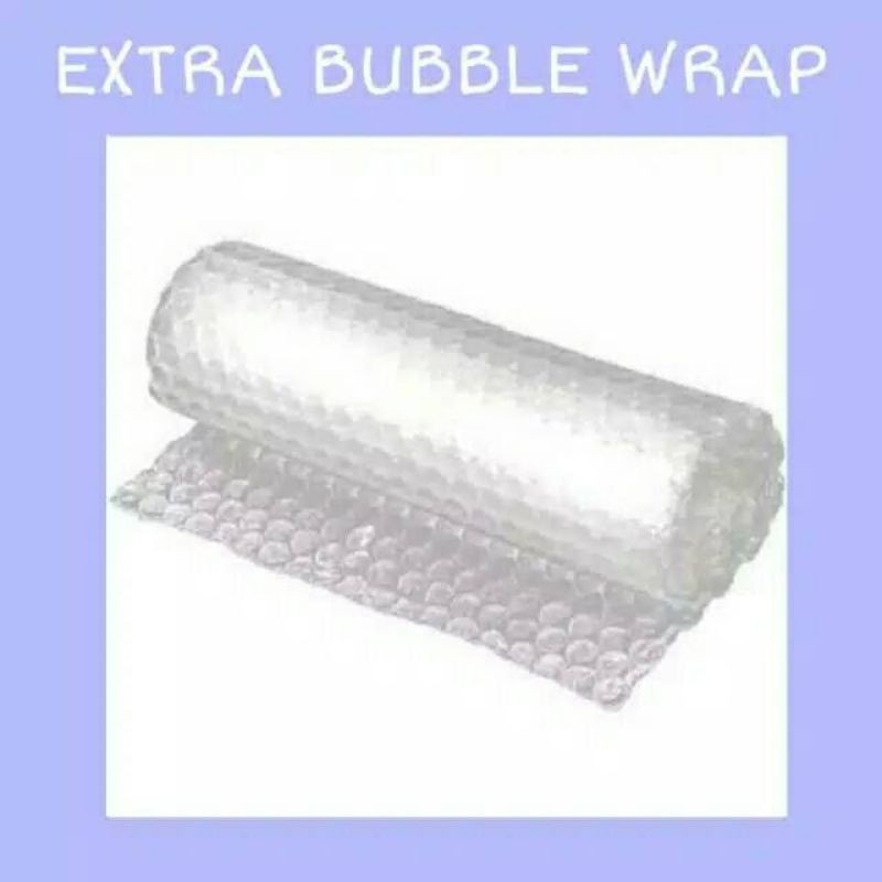 

Tambahan EXTRA Bubble Wrap / Tambahan Packing