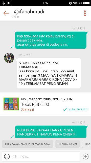 Handuk Dewasa Ukuran  50x100 = 70x140 Dolphin Terlaris Termurah