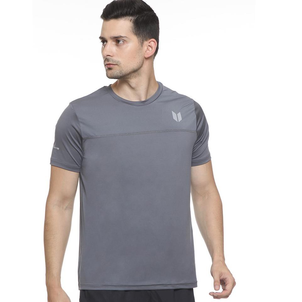 ● Enzoro - Pakaian Olahraga Pria Cappie T-shirt - Thunder Grey ♪