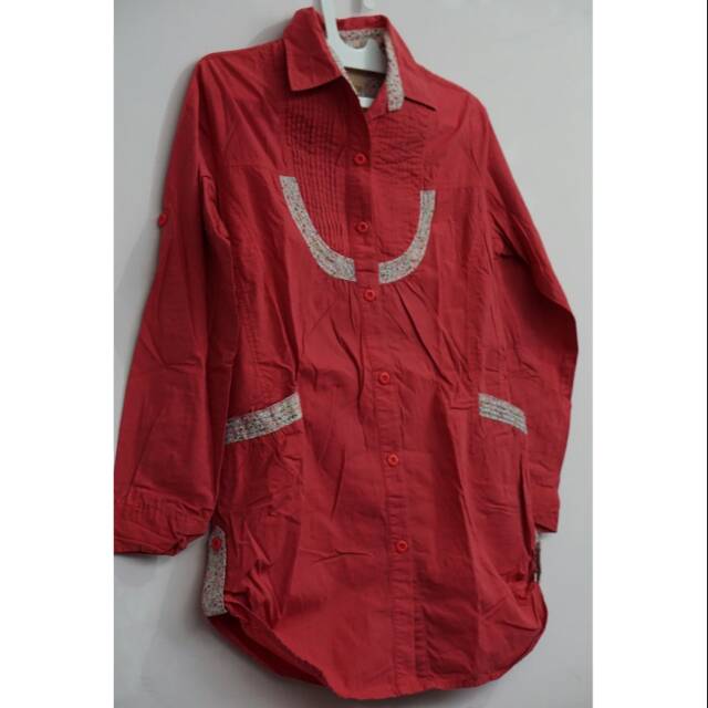 Preloved kemeja cewek Novel Mice