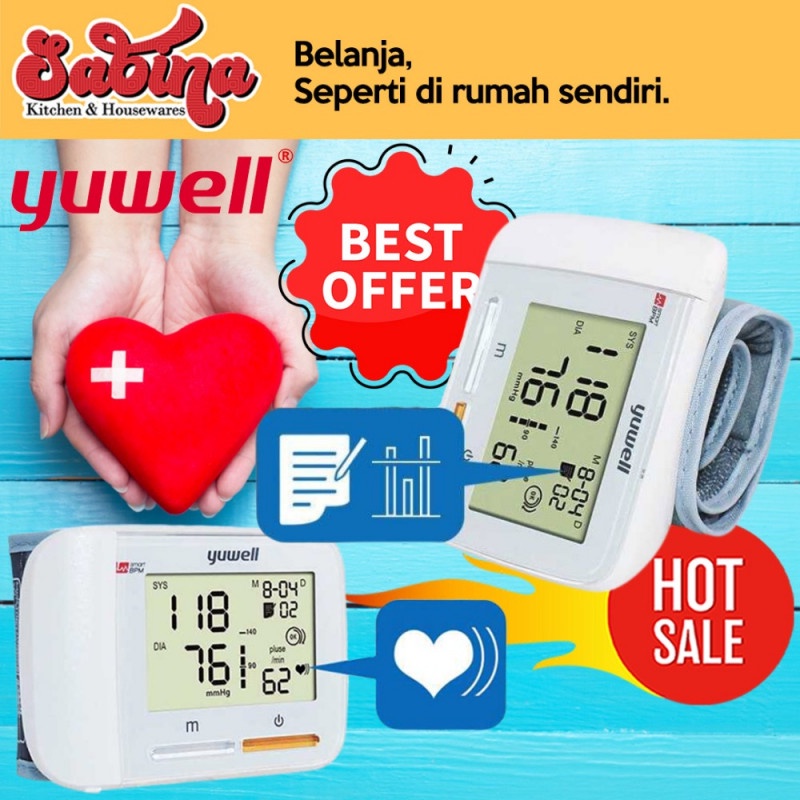 Pengukur Diagnosa Tensi Darah Detak Jantung Tensi Blood Pressure Monitor