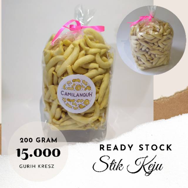 

Camilan Stik Keju Murah Enak Gurih 200 Gram