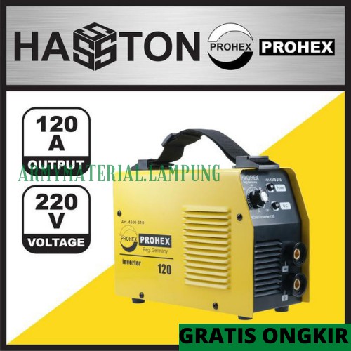 PROMO INVERTER TRAFO LAS LISTRIK PROHEX 120A  900WATT 4300-010 / MESIN TRAFO LAS LISTRIK PROHEX 120A