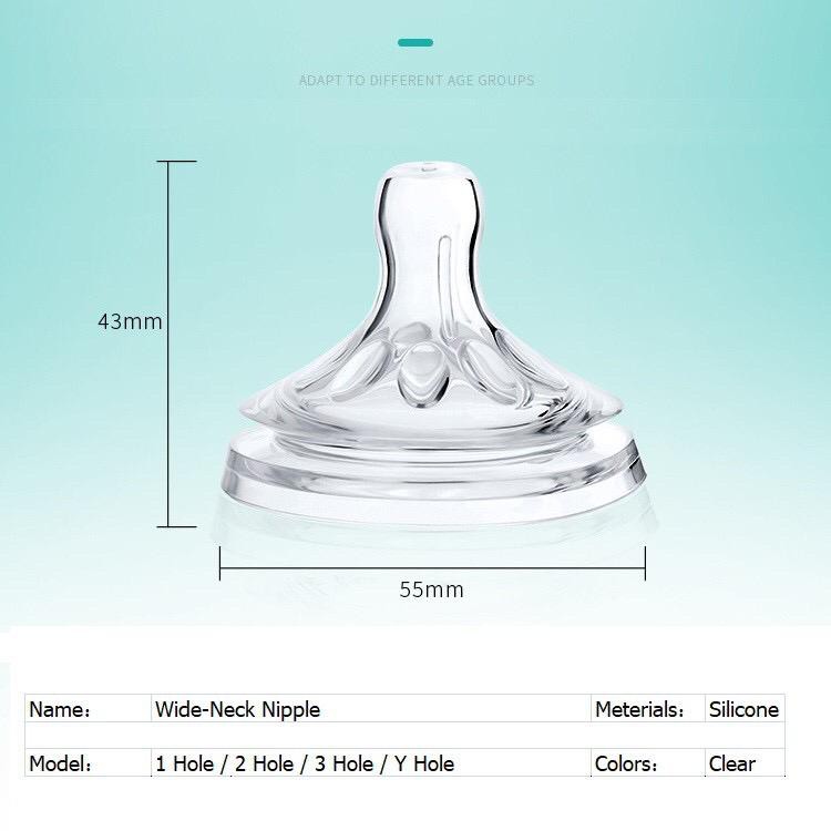 Philips Avent Teat Nipple Natural Flow 9M+ 6M+ 3M+ isi 2