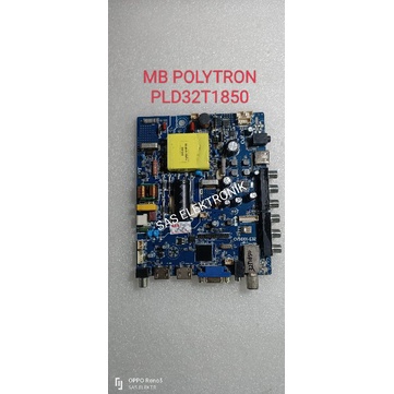 MB MOTHERBOARD MAINBOARD MESIN TV LED POLYTRON 32 INCH PLD32D1850 PLD-32D1850