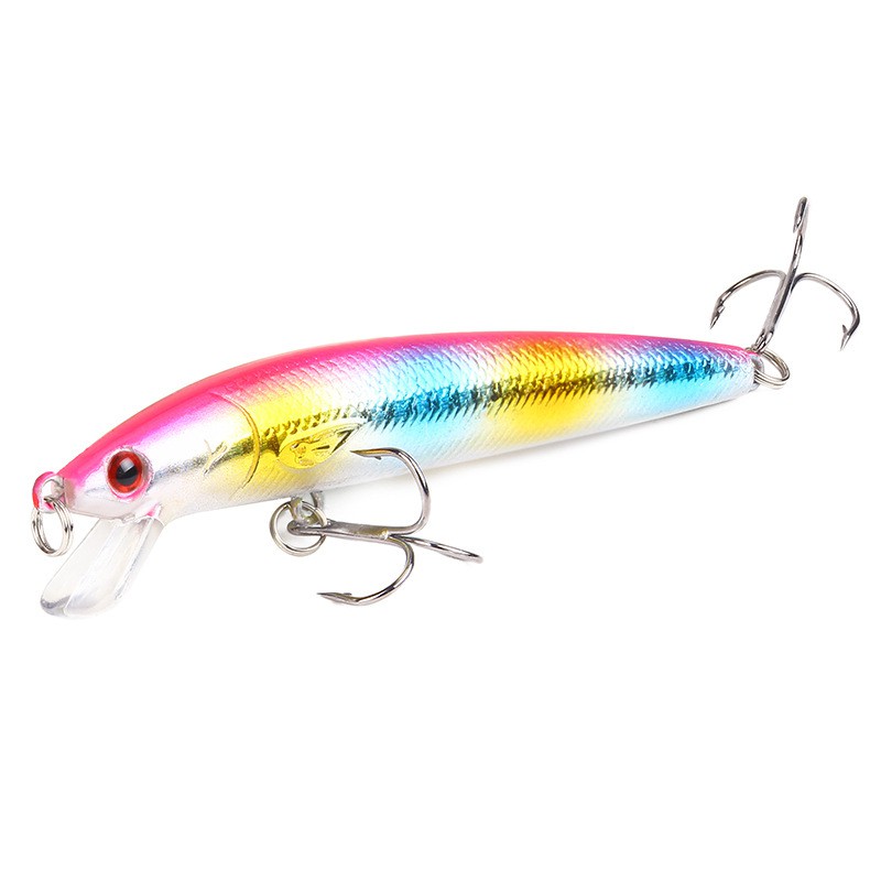 Shengyao 1Pcs Minnow Ikan Kecil Fishing Lure 10cm 7.5g  Mengambang Buatan Umpan Pancing Keras Bass Wobblers