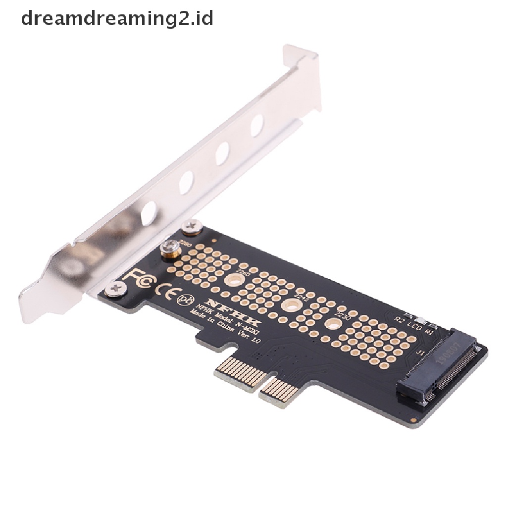 (LIKE) Nvme PCIe x4 x2 M.2 NGFF SSD Ke PCIe x1 adapter Kartu Konverter PCIe x1 Ke M.2 / M.2