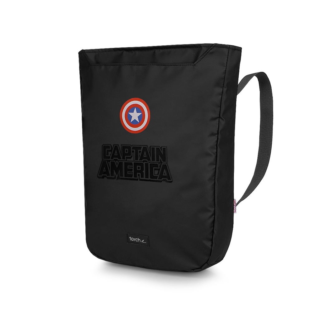 TORCH Depok Captain America 2 - Office Tote Bag - Captain Shield Daegok Black