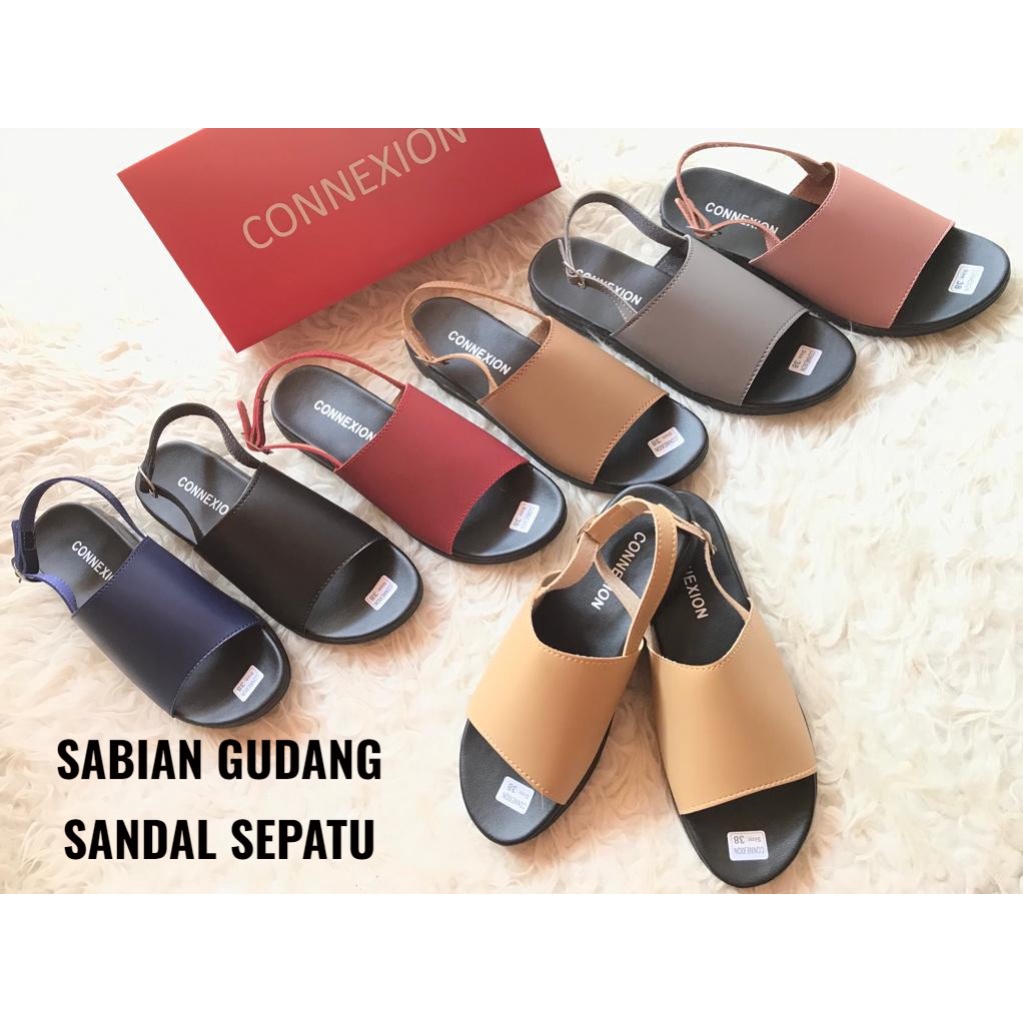 11.11 SALE : Sandal LC 55 wanita terbaru/sandal cantik/sandal model terbaru/sandal slop/sandalwanita/sandal lucu/sandal cantik