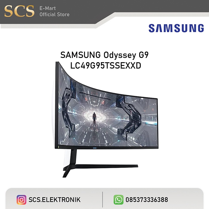 Samsung Odyssey G9 49" Gaming Monitor LC49G95TSSEXXD