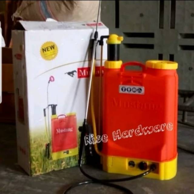 Sprayer Hama Pertisida 16liter Mustang 2in1 Elektrik dan Manual Disinfektan