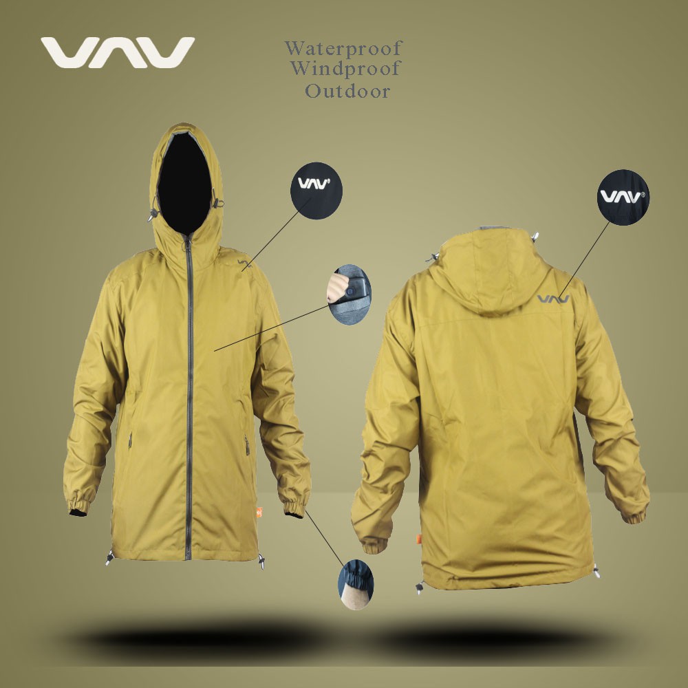 Jaket Parasut Pria Dan Wanita Waterproof Hoodie Jumbo Outdoor Distro Keren Murah