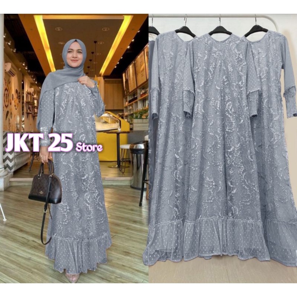 Busana Muslim Gamis Murah Gaun Pesta Muslimah Baju Pesta Wanita Kondangan Mewah Kekinian 2020 2021