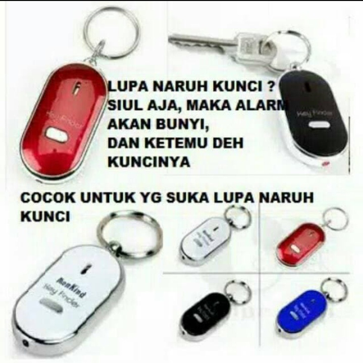 Gantungan Kunci Siul Untuk Mobil Montor On Off Key Finder Ledd