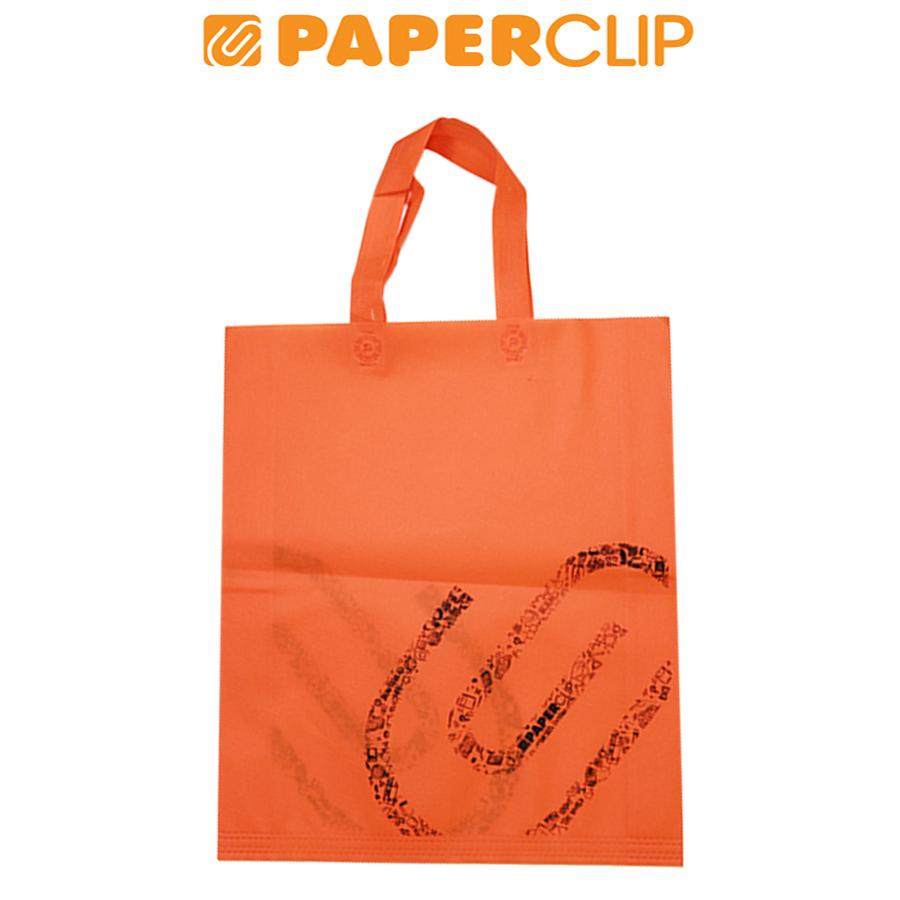 

SHOPPING BAG PAPERCLIP ORANGE NV.8000