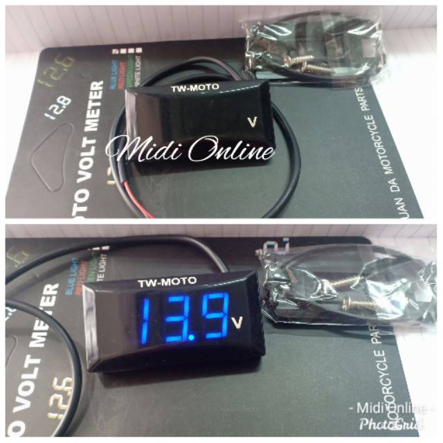 Voltmeter Digital Aki - Voltmeter Pengukur Aki - Digital Voltmeter Aki
