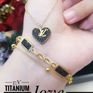 TiTanium set gelang kalung L01