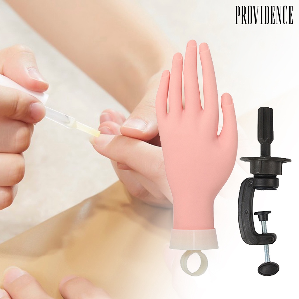 Providence FL-147A Manicure Model Movable Free Rotation ABS Nail Practice Artificial Left Hand for Beginners