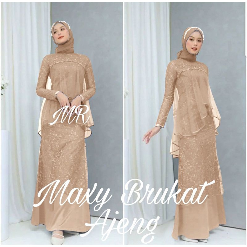 Gamis AJENG Terbaru / Gamis lebaran Terbaru 2022 / gamis lebaran 2022 Cantik Murah Modis lamaran