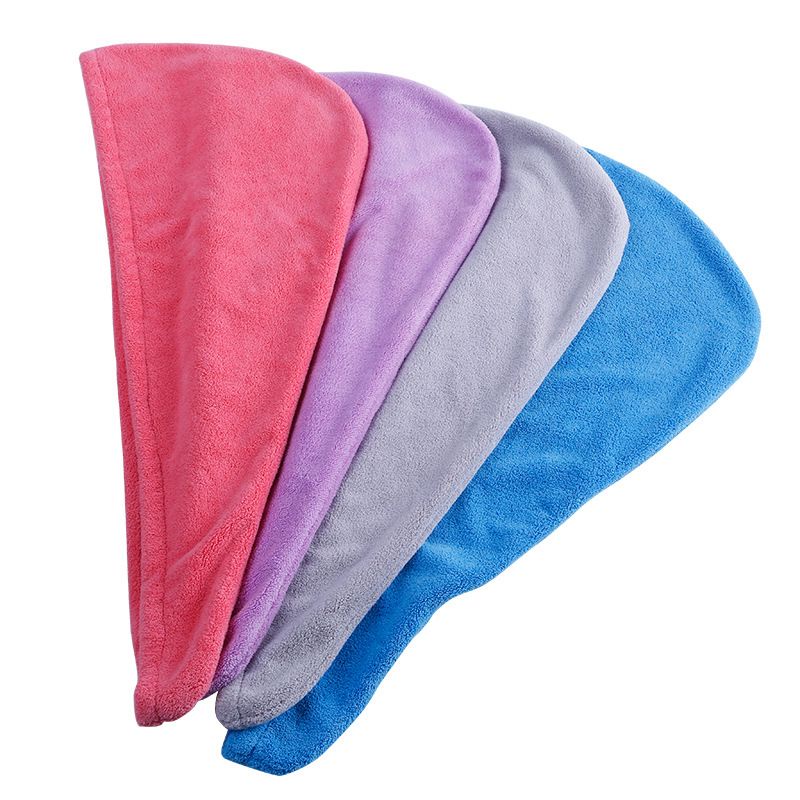 BAJ Handuk Keramas Hairtowel Handuk Turban Microbulu Handuk Kancing Handuk Keramas Cepat Kering Magic Head Towel Fast Dry Hair Bahan Microfiber Onehand AK086