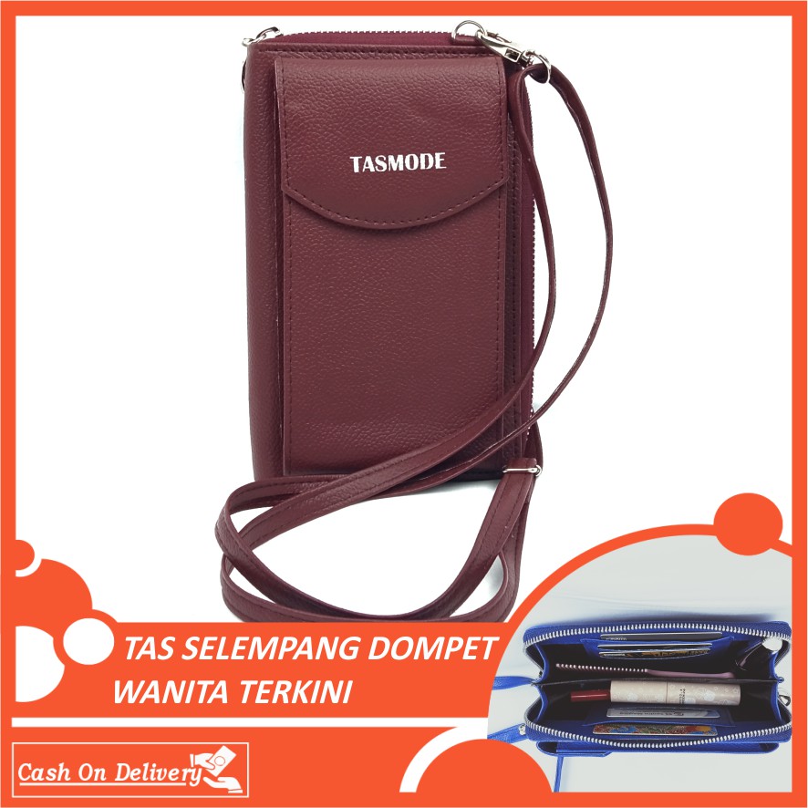 TAS MODE SELEMPANG WANITA KANTONG 1 PU LEATHER PREMIUM TERMURAH