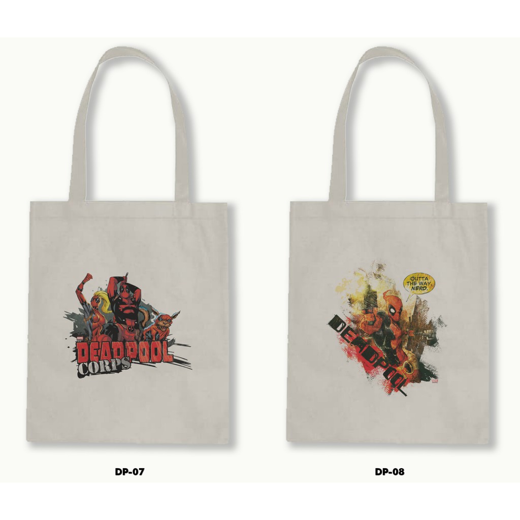 TOTE BAG BLACU - DEADPOOL