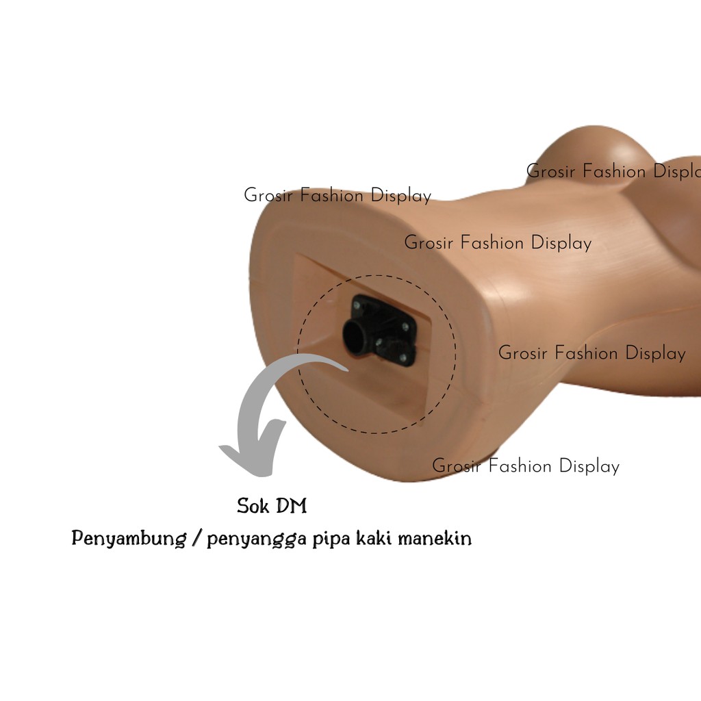 Sok penyambung manekin Setengah Badan Dudukan Kaki Penyangga Manekin Dop Manekin Soket Patung- BH