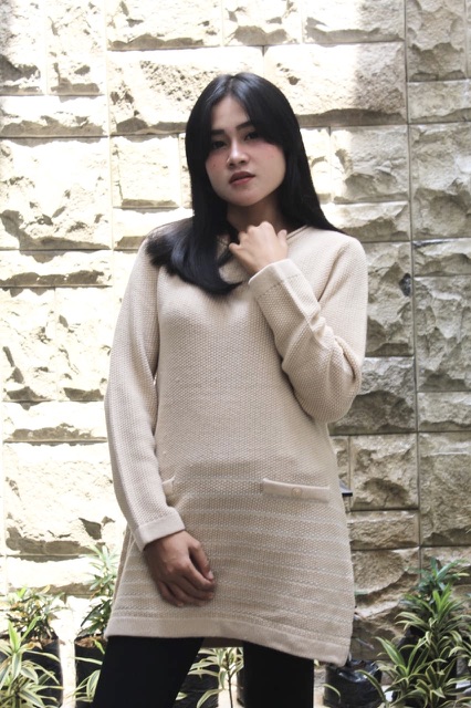 IMPORT BELI 2 GRATIS 1 Sweater Rajut Wool Musim Dingin Infinity Baju Winter Sissy