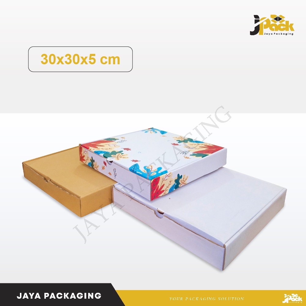 

Box Packing 30x30x5 cm LS Kardus/Karton/Polos/pizza/hampers/eid mubarak