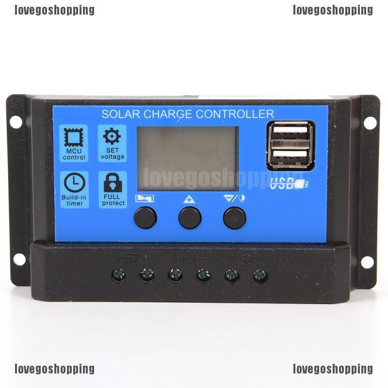 Modul Regulator Charger Baterai Panel Tenaga Surya 20A PWM