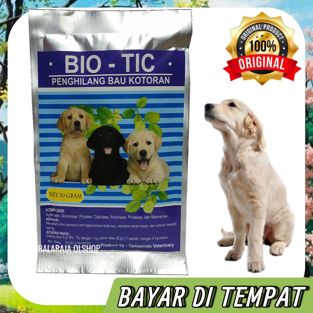 OBAT PENGHILANG BAU KOTORAN ANJING PUPPIES - BIO TIC DOG