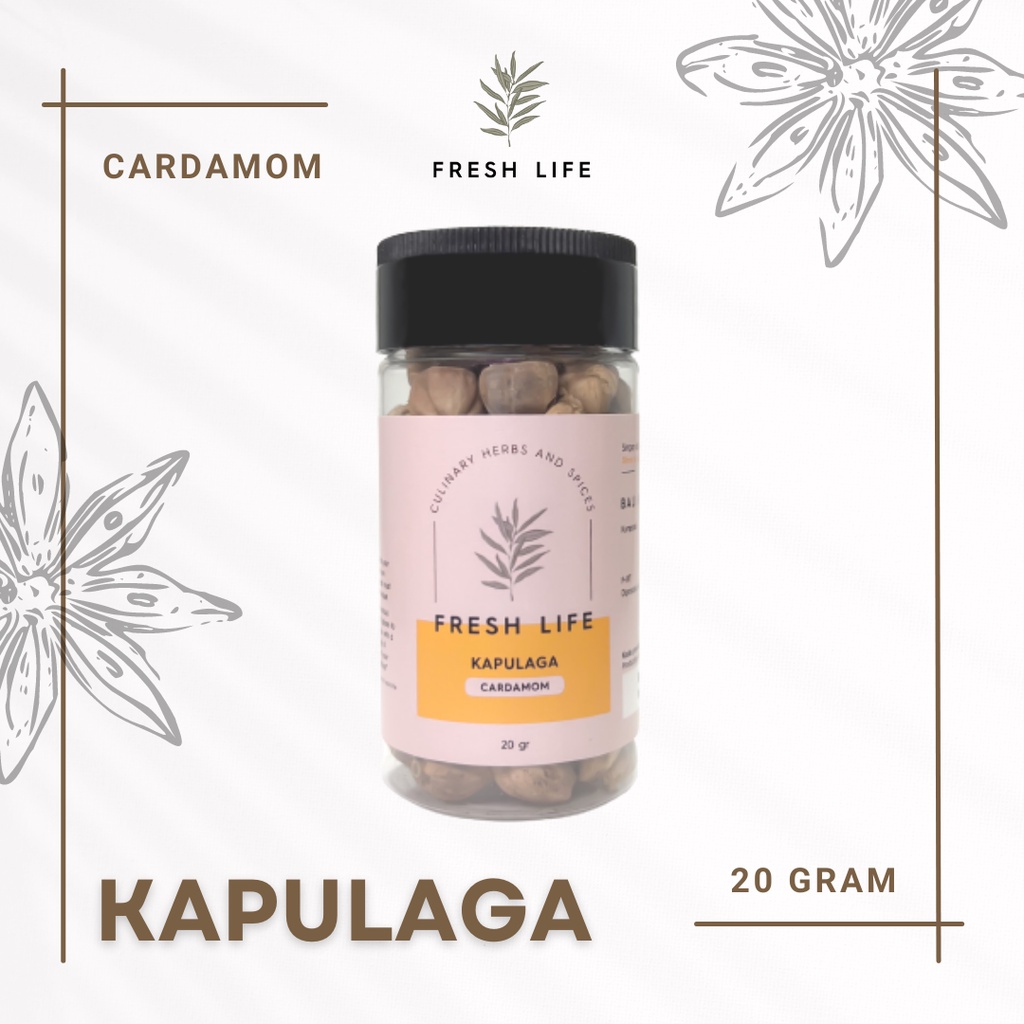 

Kapulaga / Kapulaga Bubuk (Cardamom/Ground Cardamom) Fresh Life 20 gr
