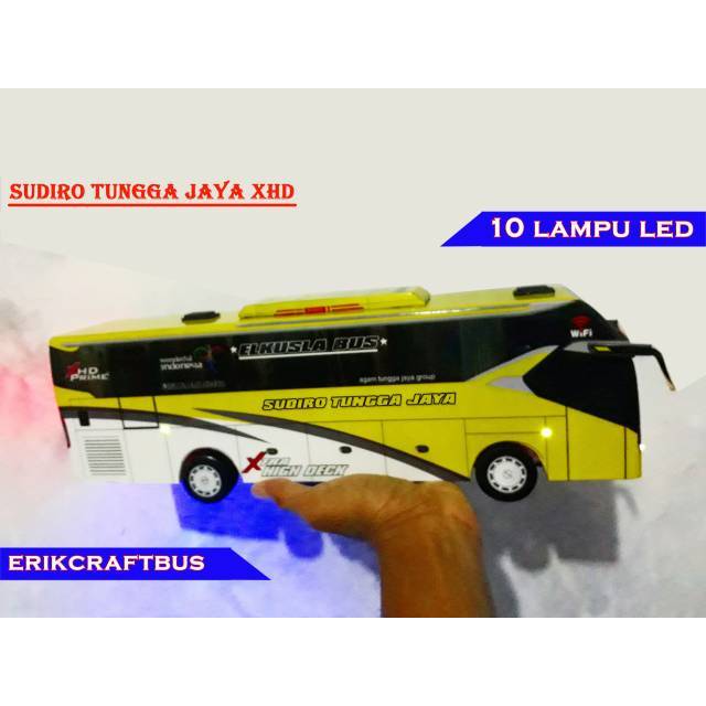 MINIATUR BUS BIS SUDIRO TUNGGA JAYA XHD
