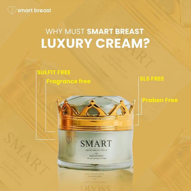 Smart Breast Luxury Cream Krim Pengencang Pembesar Payudara Original