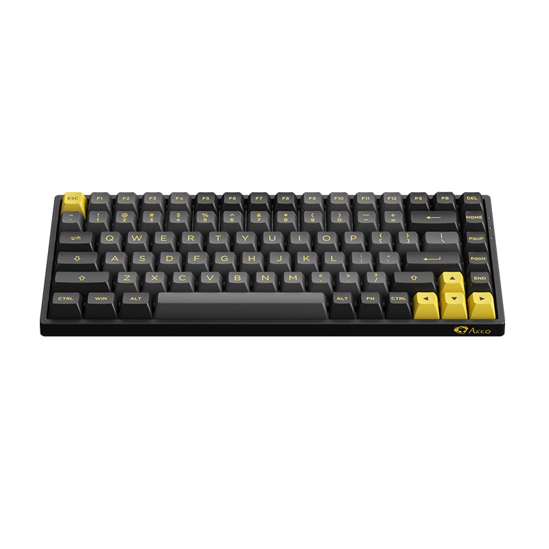 Akko 3084B Plus V2 Black &amp; Gold Hotswap Wireless Gaming Keyboard