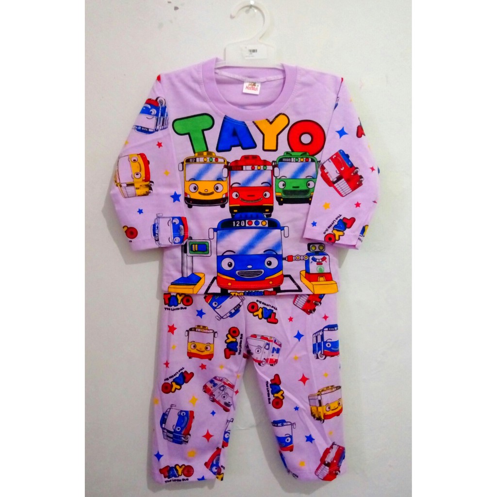 Piyama Anak Setelan Baju Anak Laki Laki Karakter Tayo Piyama Anak Setelan Baju Anak Laki Laki Karakter Tayo