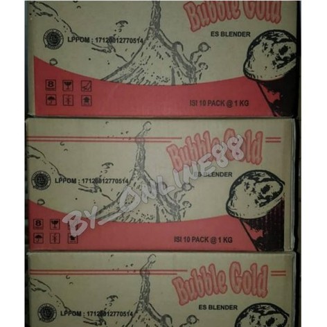 

Bubble GOLD / Serbuk Minuman Kiloan / Bubuk Minuman Rasa (1dus)