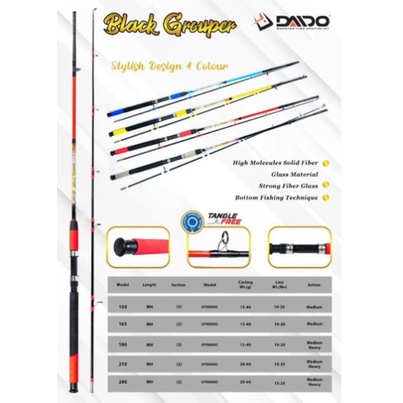 JORAN DAIDO BLACK GROUPER 150 165 180 210 240 cm