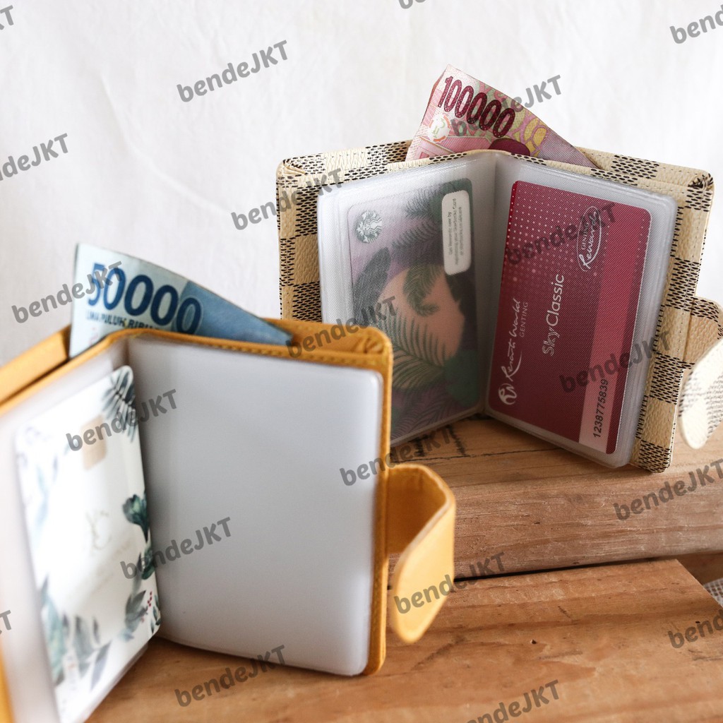 BENDE - DOMPET KARTU KLIP DAN UANG KERTAS PREMIUM WANITA IMPORT TEMPAT KARTU