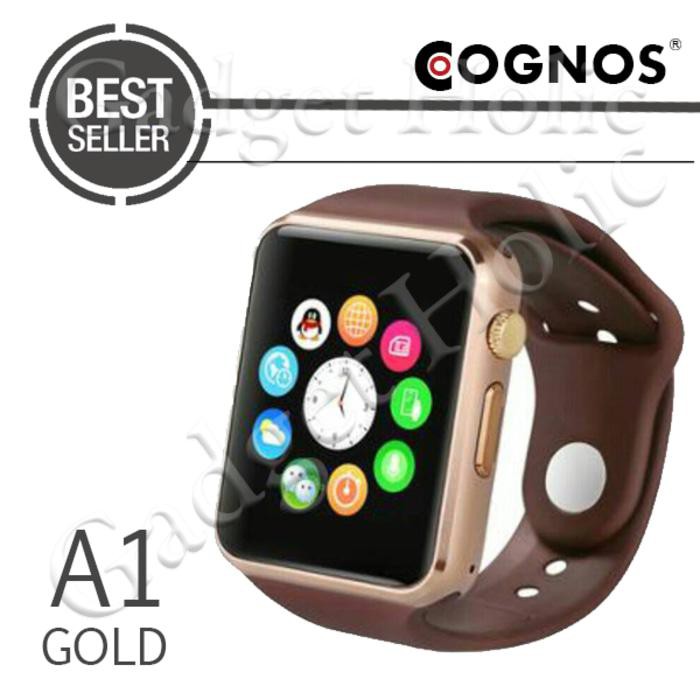 Murah Berkualitas  - Cognos Smartwatch A1 - Gsm - Gold