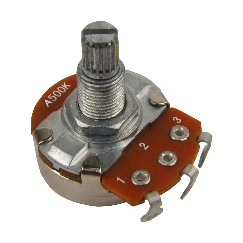 A500K Potentiometers for Fender Stratocaster Telecaster Les Paul LP Electric Guitar Bass Replacement