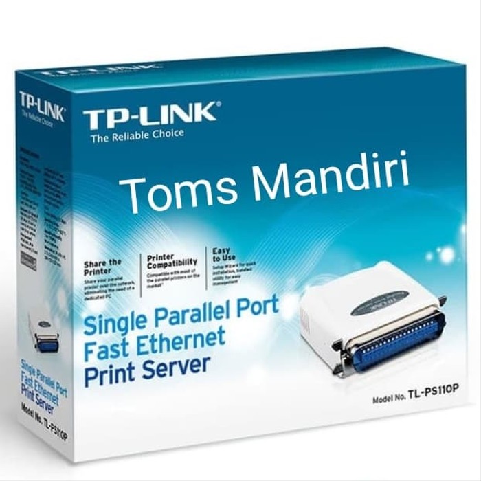 Spesial TP-LINK Single Parallel Port Fast Ethernet Print Server TL-PS110P Berkualitas