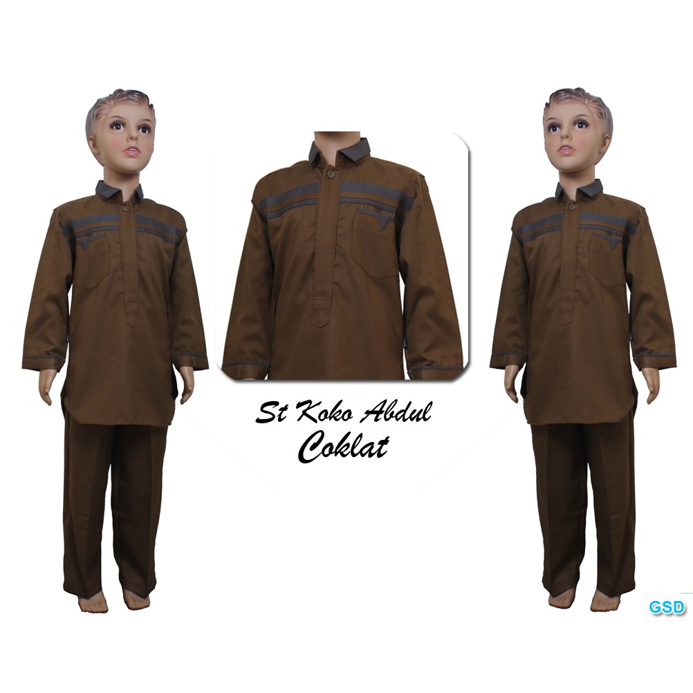 Set Koko Abdul /Promo Baju Koko Anak Murah/Pakaian Muslim  Anak Laki - Laki Terbaru/Lebaran