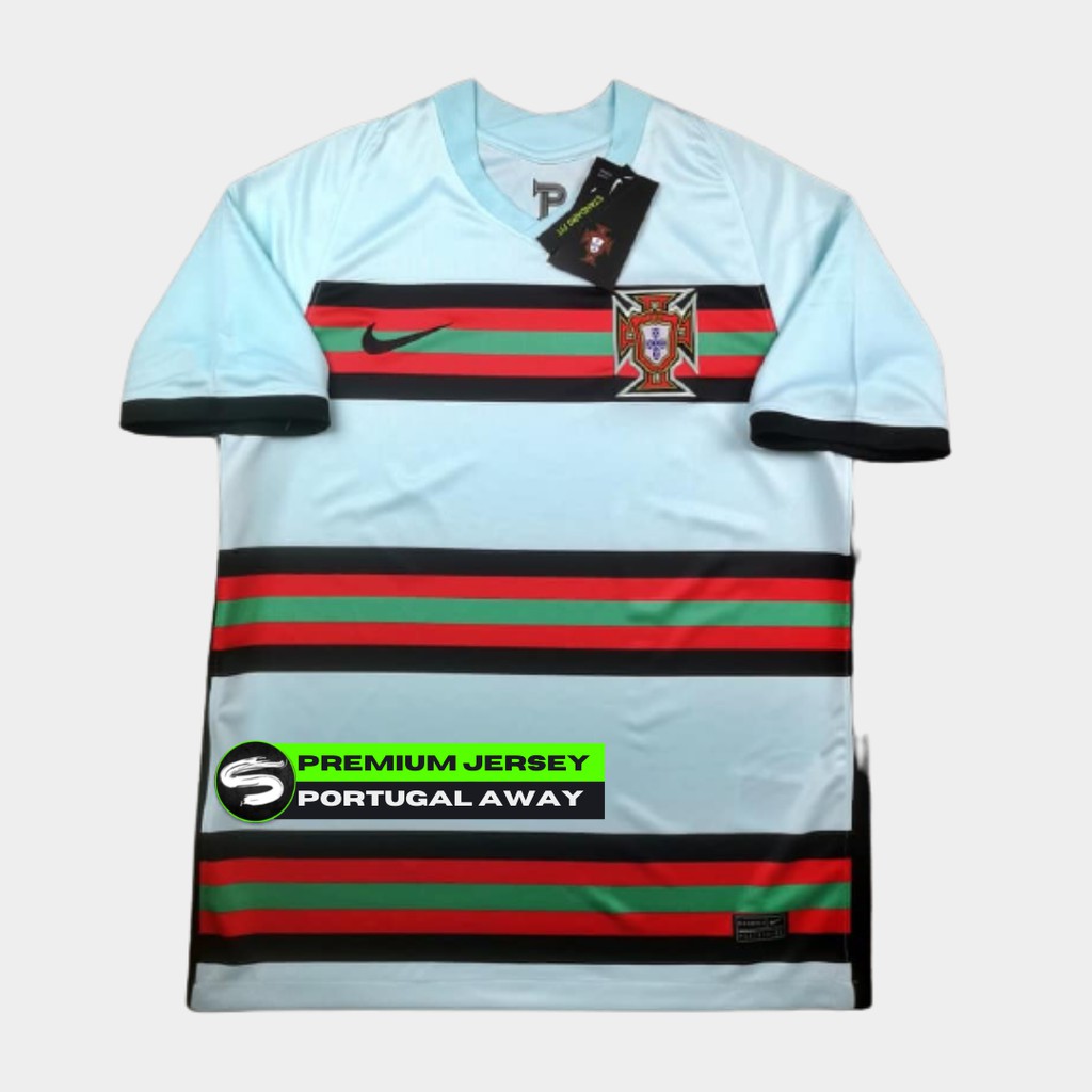 PREMIUM JERSEY SEPAK BOLA NEGARA TIMNAS PORTUGAL AWAY 2020 - 2021