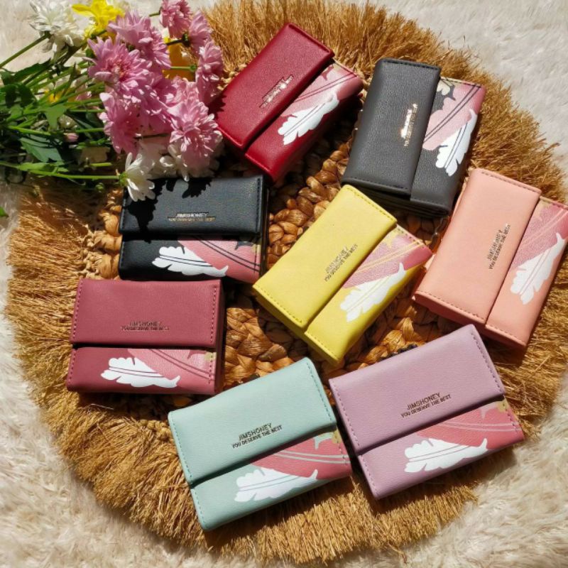 AIRIN WALLET Jimshoney ORIGINAL Dompet wanita lipat kartu Original real pic cod jims honey