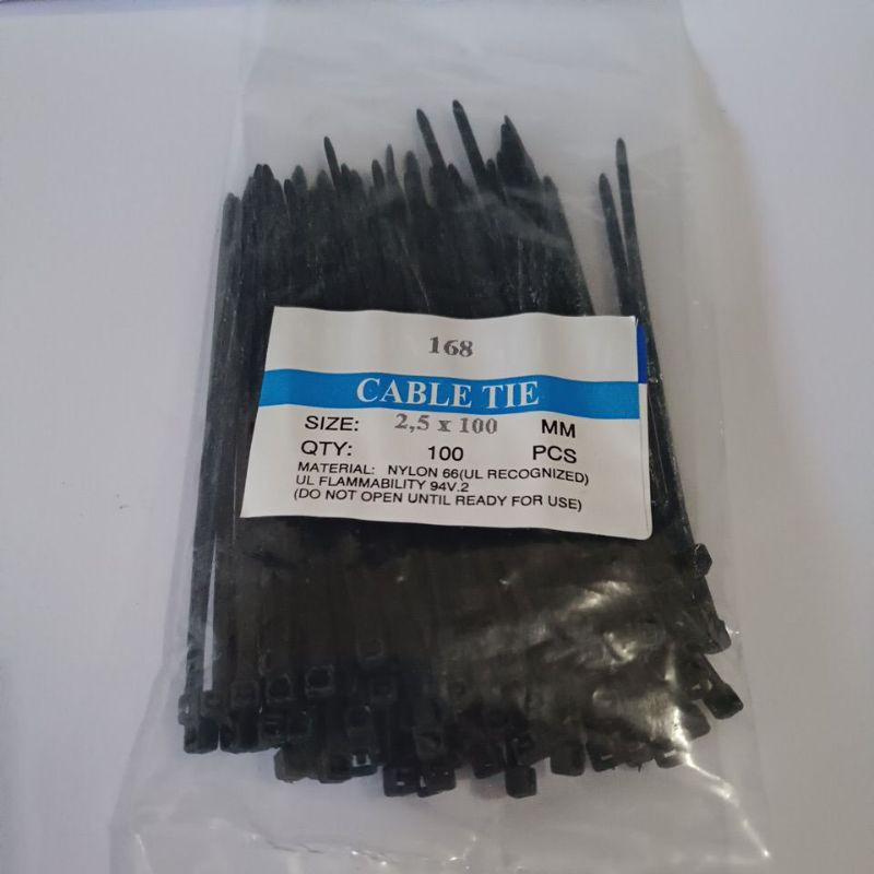 cable kabel ties ripet nylon 2,5 x 100 mm