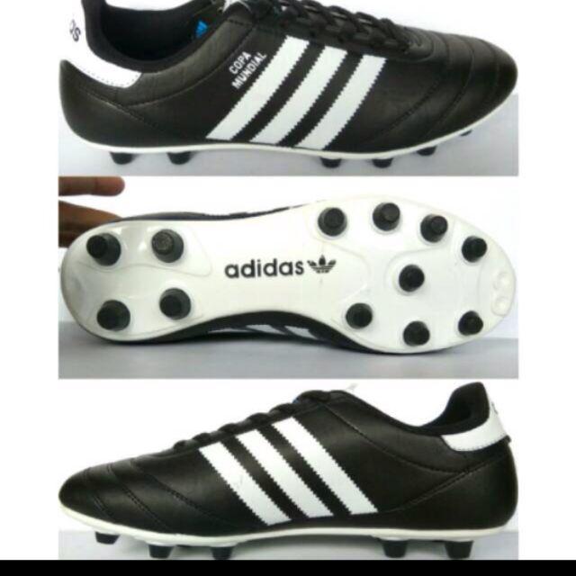 (Paket komplit)sepatu bola adiedas copa mundial aslie kulit terlaris,termurah, berkualitas,11pro,cod-Sepatu aja