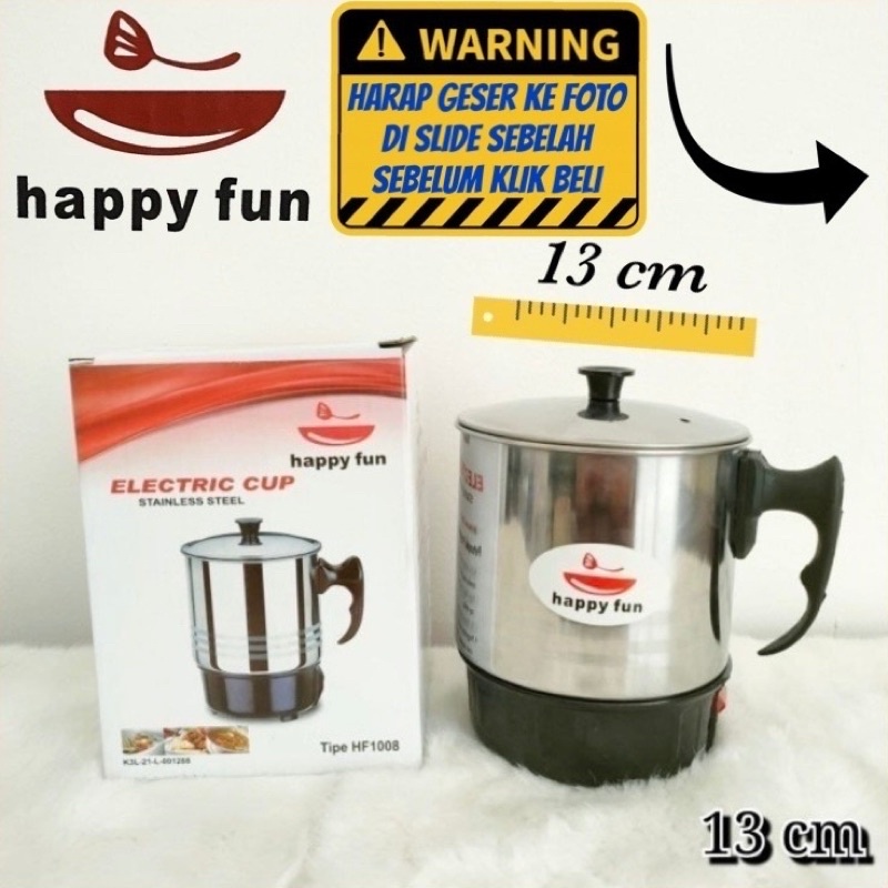 Teko / mug listrik Happy Fun 13cm
