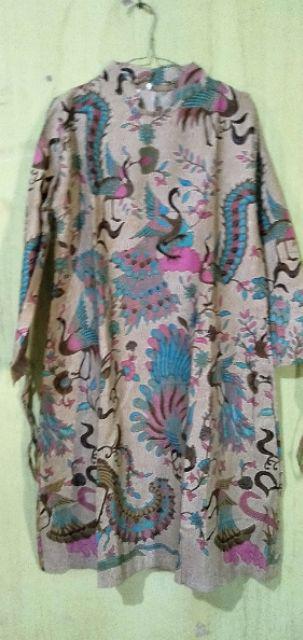 Tunik Batik Merak Toska