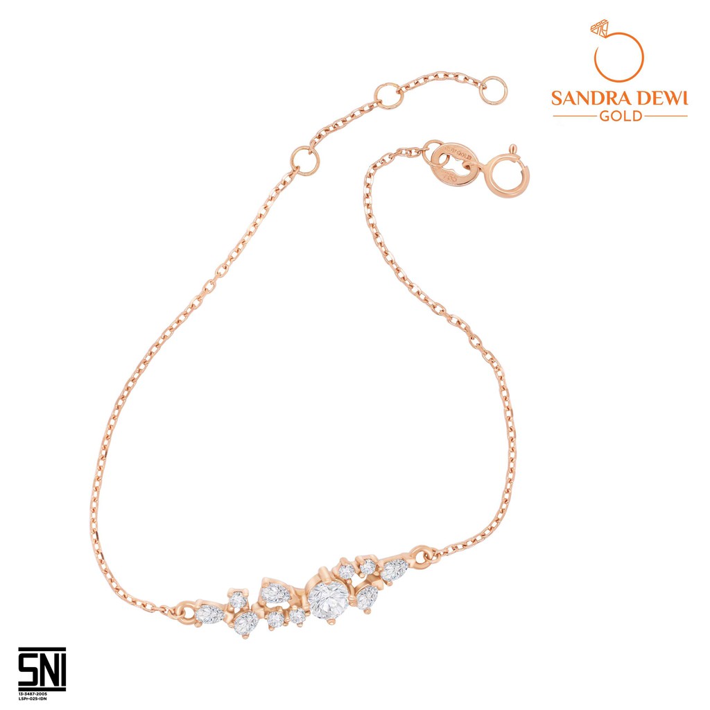 Gelang Emas Sandra Dewi Gold K-Style Kim Series 75.5 SNI BC200151